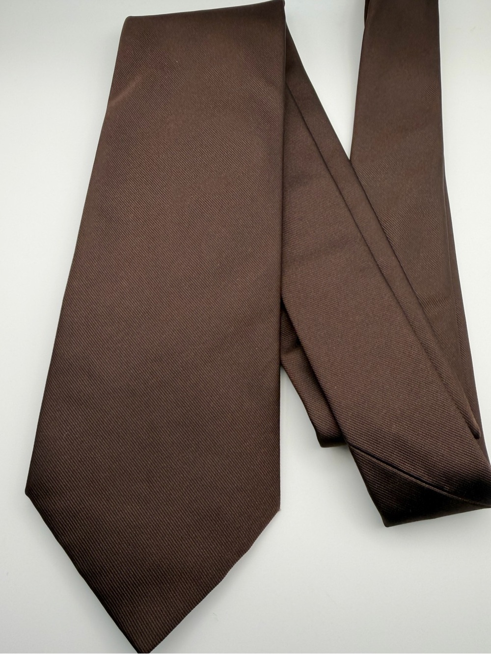Ralph Lauren Purple Label 100% Silk Brown Tie Handmade Italy